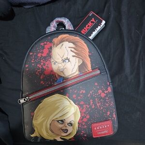 NWT loungefly bride of chucky mini backpack